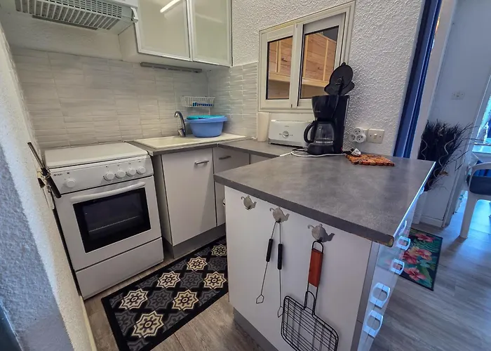 065 Cap D'agde Piscine Parking Proche Village Naturiste Lägenhet Agde